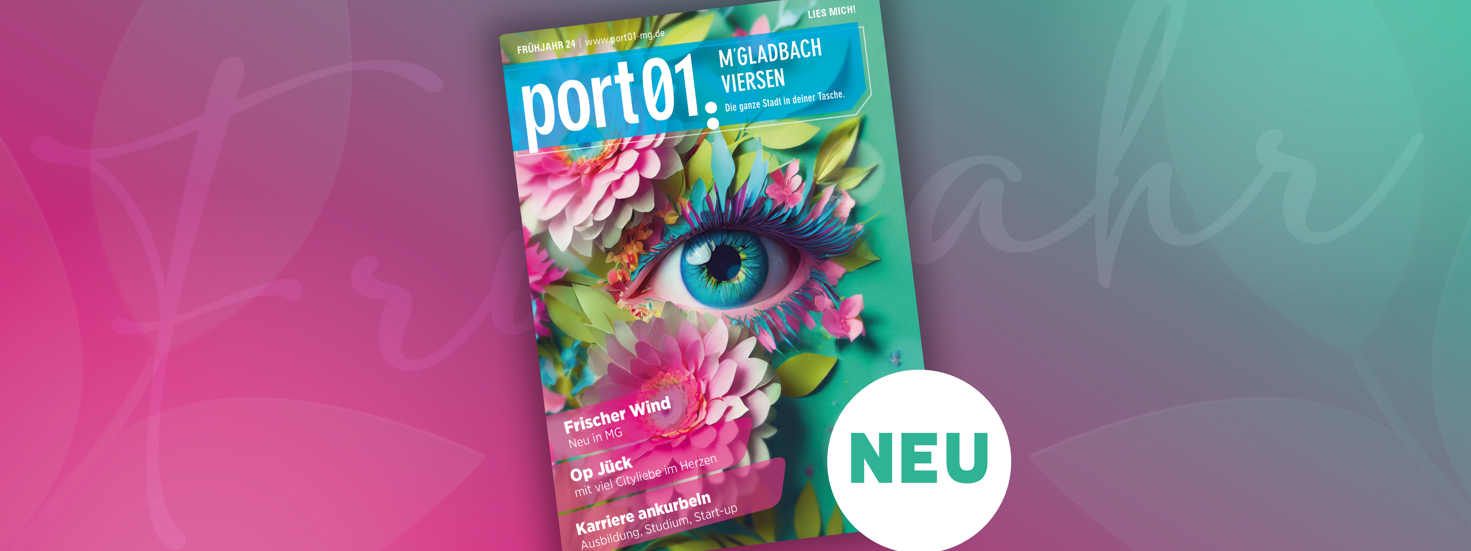 Magazin port01 Mönchengladbach-Viersen Frühjahr 2024